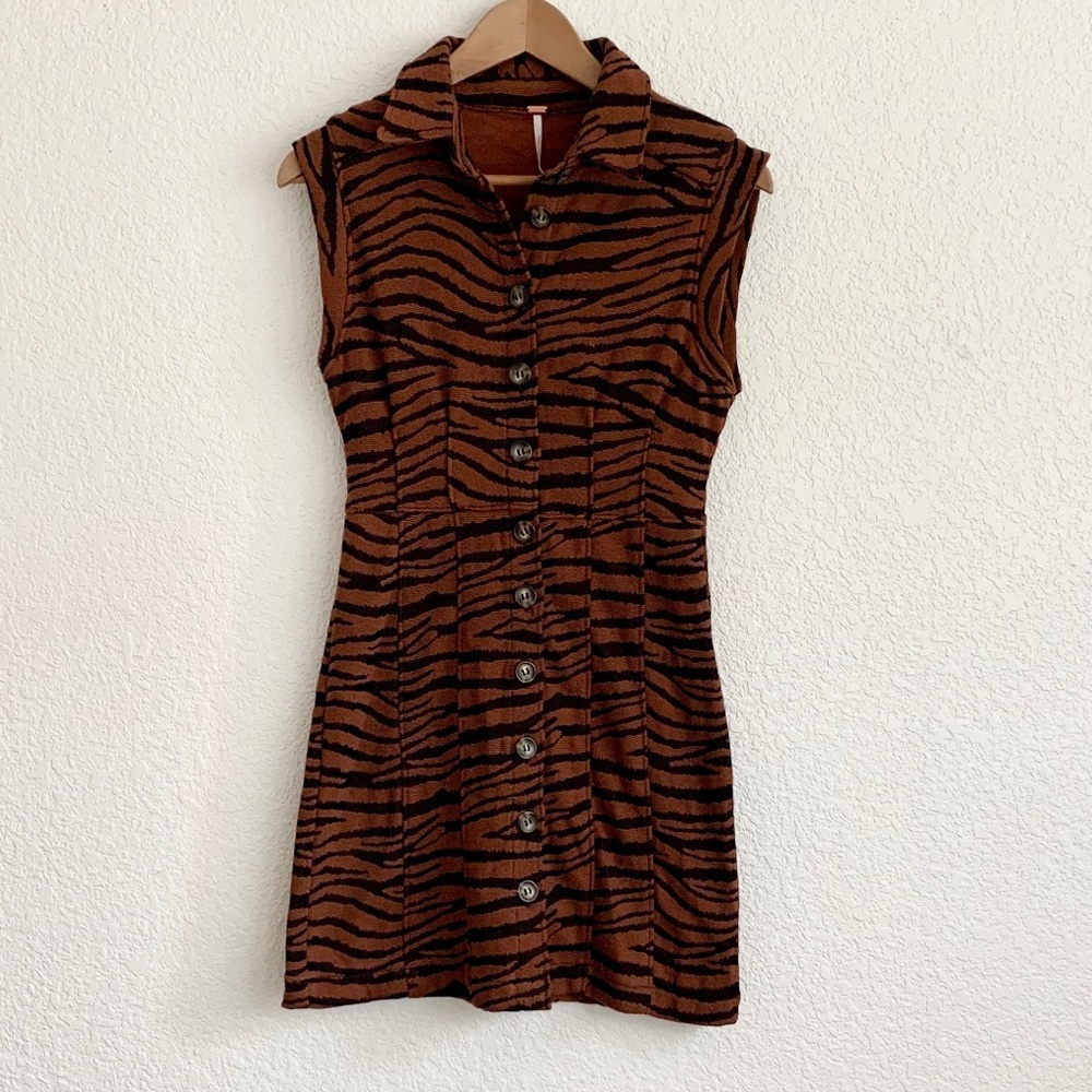 NWT Free people “ Us and them” mini dress. - Picture 2 of 6